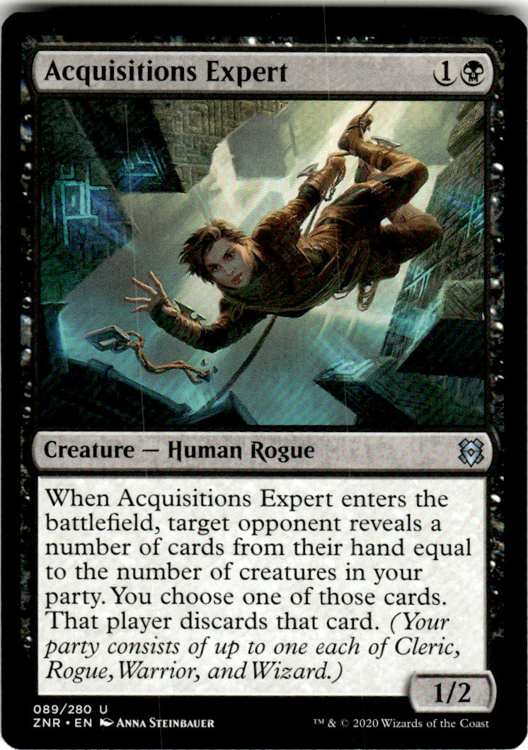 Acquisitions Expert Zendikar Rising 89 U Magic: The Gathering Near Mint