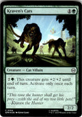 Kraven's Cats Marvel's Spider-Man 104 C Foil Magic: The Gathering Near Mint