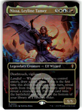 Nissa, Leyline Tamer (Borderless) Commander: Reality Fracture 2 M Foil Near Mint