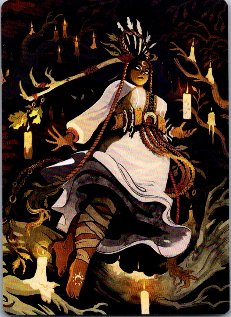 Candlegrove Witch Art Card (76/81) 76 Art Series Innistrad: Midnight Hunt MTG NM