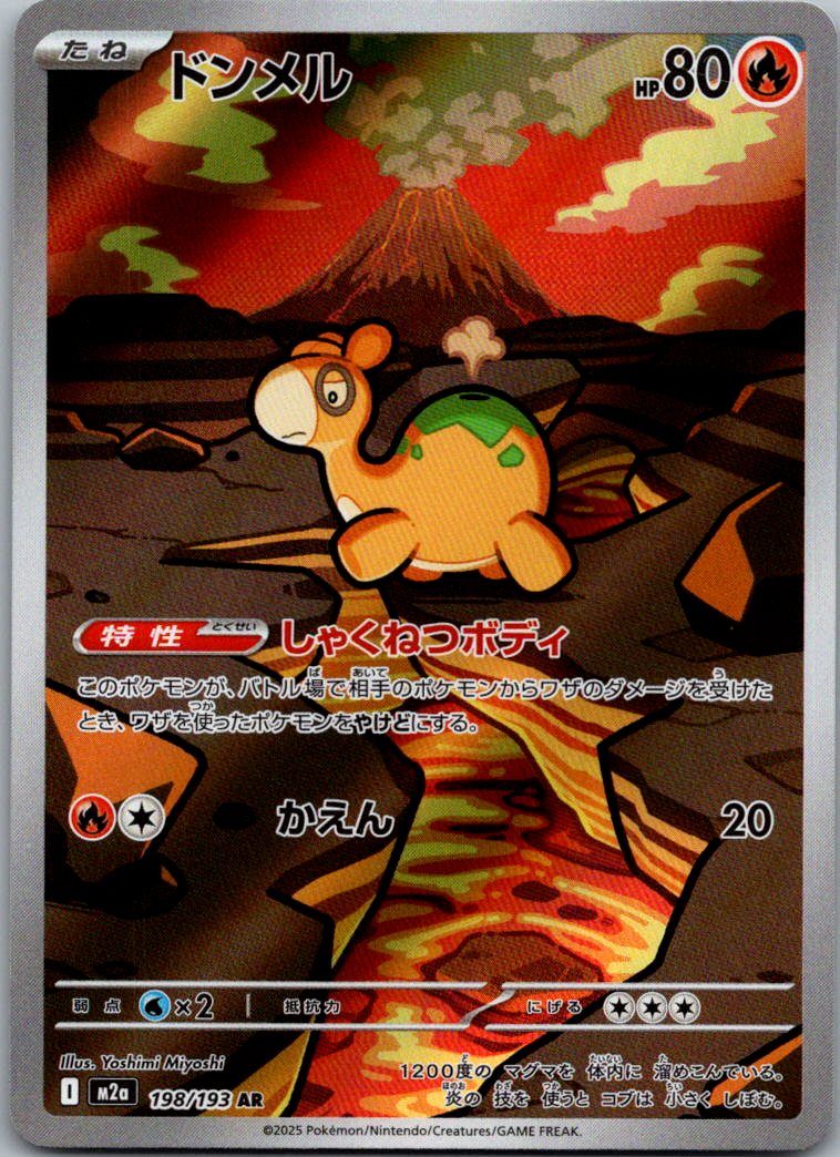 Numel 198/193 holo Art Rare MEGA Dream ex Pokemon Japanese Near Mint