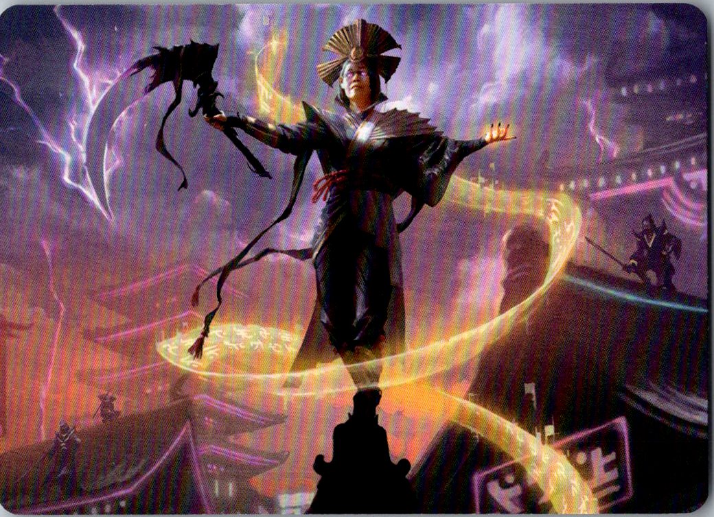 Naomi, Pillar of Order Art Card 35 Art Series: Kamigawa: Neon Dynasty MTG LP
