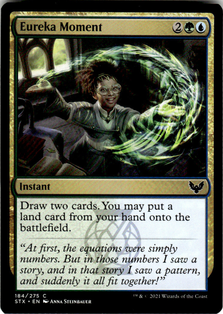 Eureka Moment Strixhaven: School of Mages 184 C Magic: The Gathering Near Mint