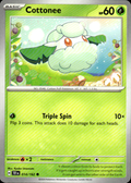 Cottonee Temporal Forces 014/162 Common Pokémon — English Near Mint