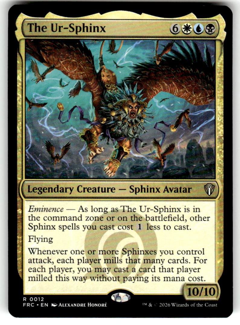 The Ur-Sphinx Commander: Reality Fracture 12 R Magic: The Gathering Near Mint