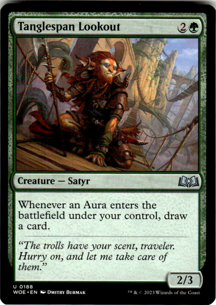 Tanglespan Lookout Wilds of Eldraine 188 U Magic: The Gathering Near Mint