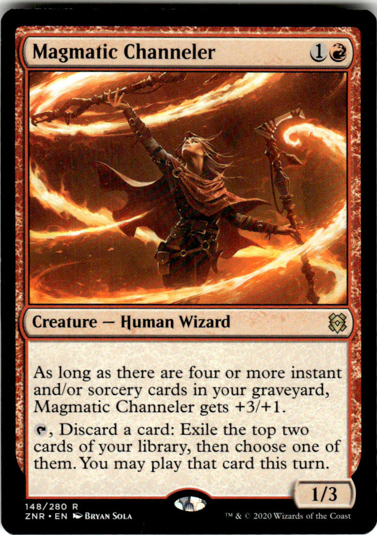 Magmatic Channeler Zendikar Rising 148 R Magic: The Gathering Near Mint