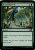 Titanic Growth Wilds of Eldraine 191 C Foil Magic: The Gathering Near Mint