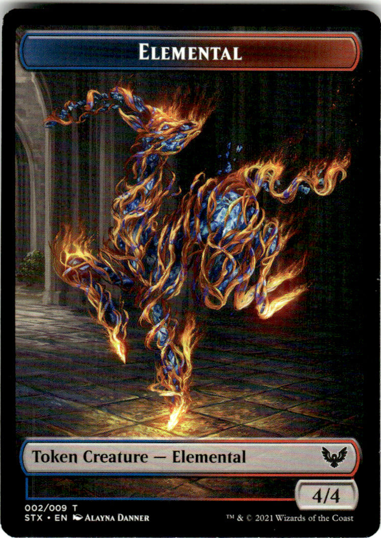 Elemental Token Strixhaven: School of Mages 2 T Magic: The Gathering Near Mint