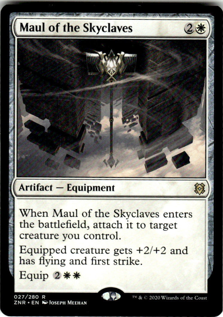 Maul of the Skyclaves Zendikar Rising 27 R Magic: The Gathering Near Mint