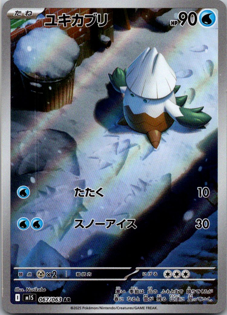 Snover 067/063 Art Rare Mega Symphonia Pokemon Japanese Near Mint