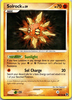 Solrock 85/106 Common Great Encounters Pokemon Heavily Played