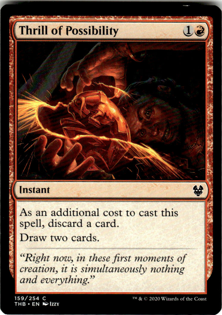Thrill of Possibility Theros Beyond Death 159 C Magic: The Gathering Near Mint