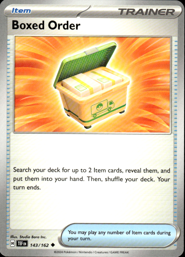 Boxed Order Temporal Forces 143/162 Uncommon Pokémon — English Near Mint