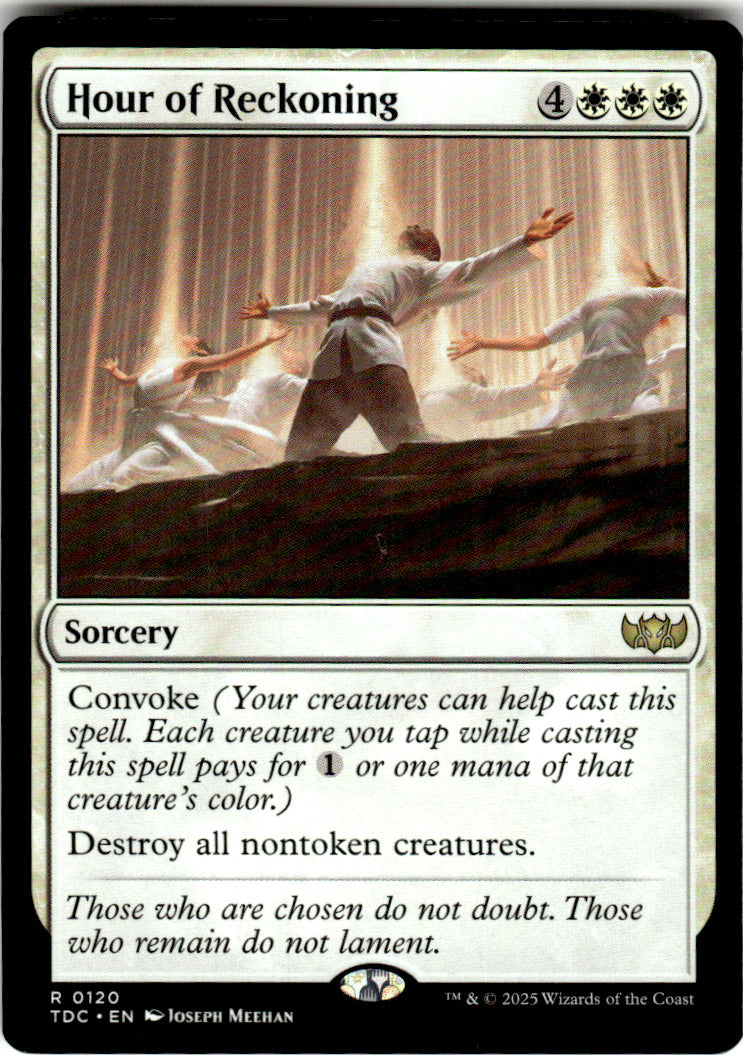 Hour of Reckoning Commander: Tarkir: Dragonstorm 120 R Magic: The Gathering