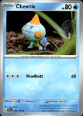Chewtle Stellar Crown 043/142 Common Pokémon — English Near Mint