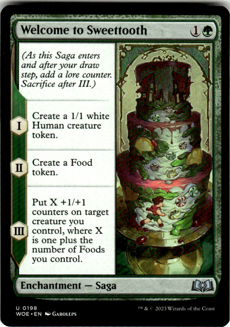 Welcome to Sweettooth Wilds of Eldraine 198 U Magic: The Gathering Near Mint