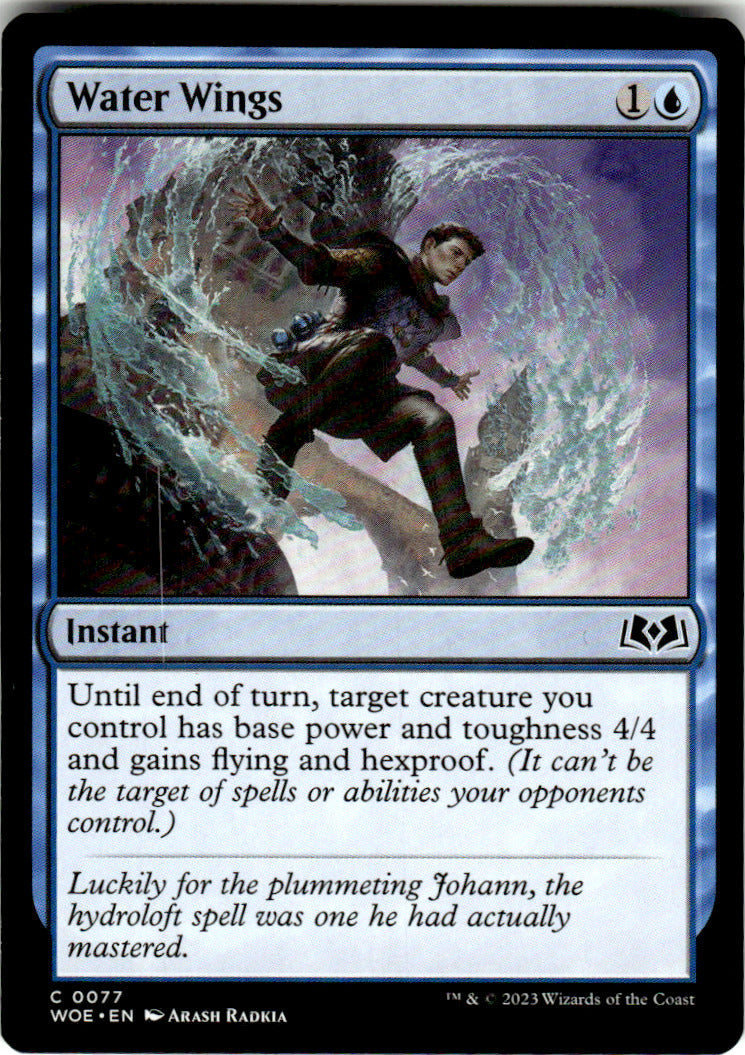 Water Wings Wilds of Eldraine 77 C Magic: The Gathering Near Mint