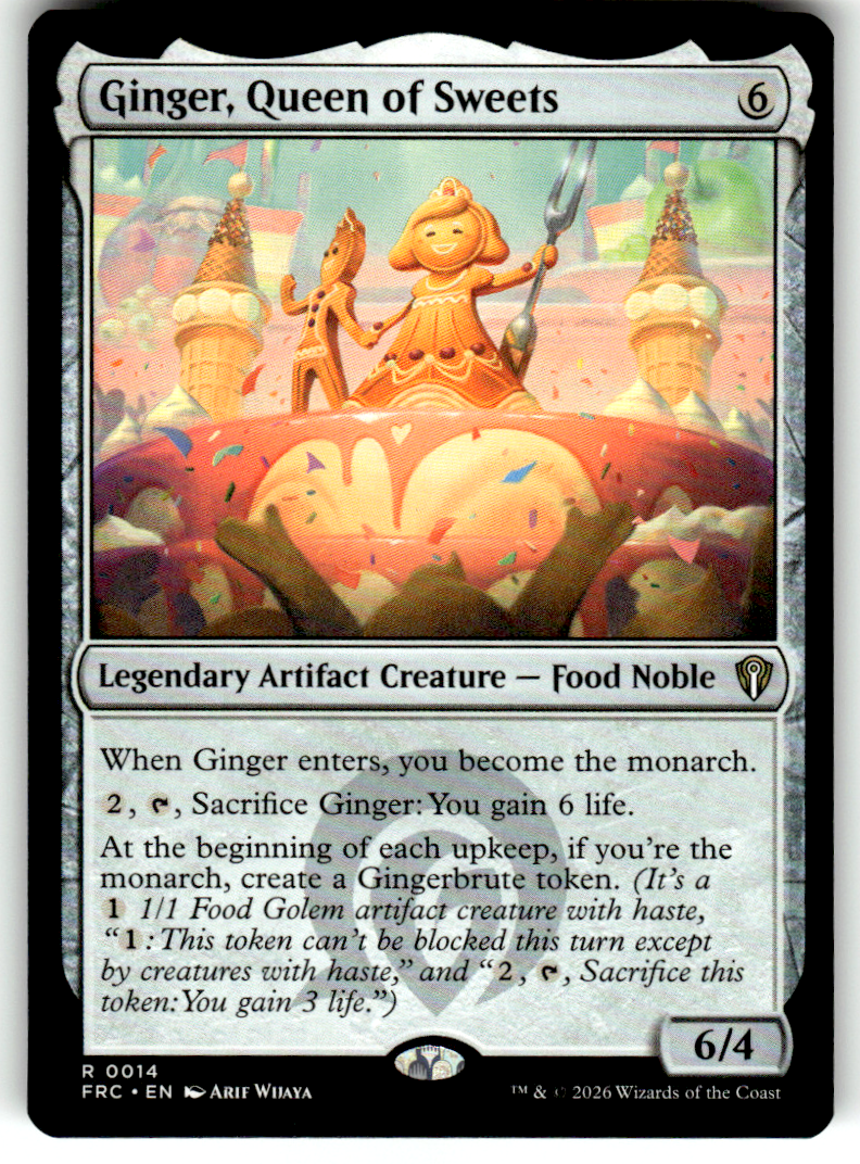 Ginger, Queen of Sweets Commander: Reality Fracture 14 R Magic: The Gathering