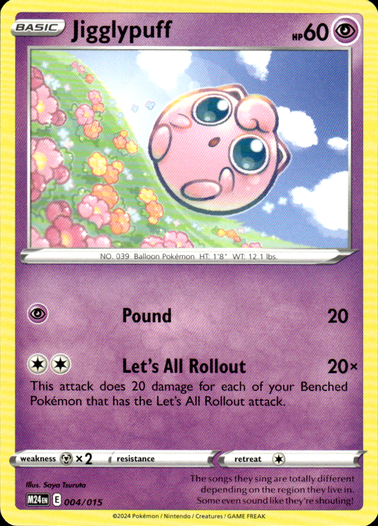 Jigglypuff McDonald's Promos 2024 004/015 Promo Pokémon — English Near Mint