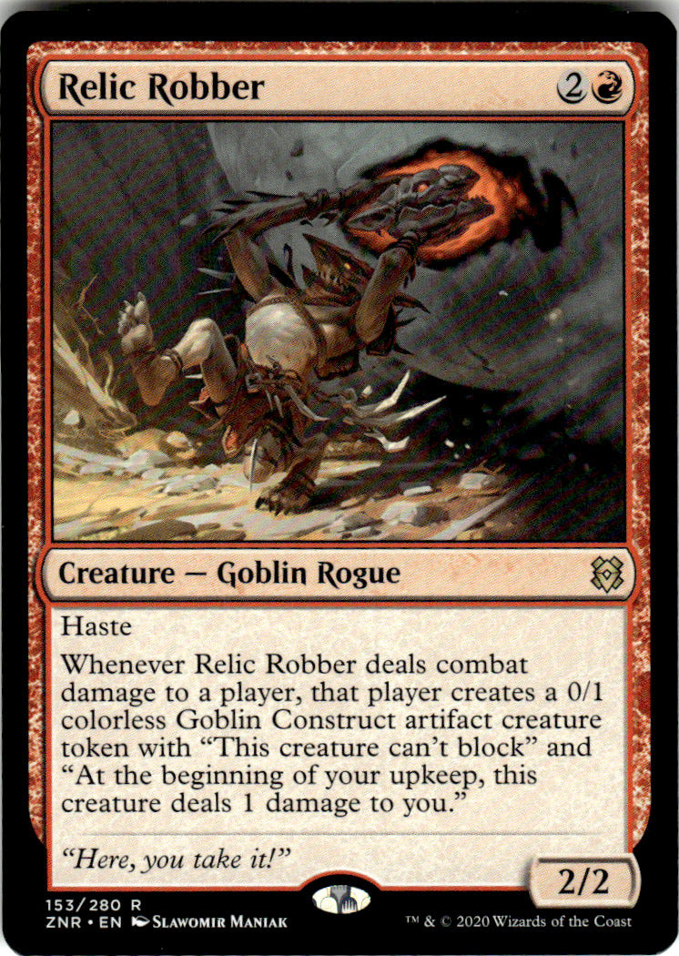 Relic Robber Zendikar Rising 153 R Magic: The Gathering Near Mint