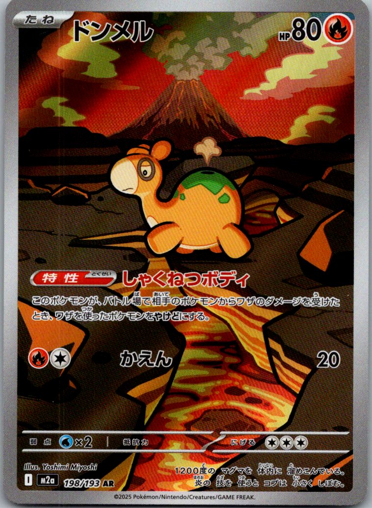 Numel 198/193 holo Art Rare MEGA Dream ex Pokemon Japanese Near Mint