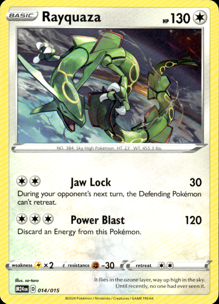 Rayquaza McDonald's Promos 2024 014/015 Promo Pokémon — English Near Mint