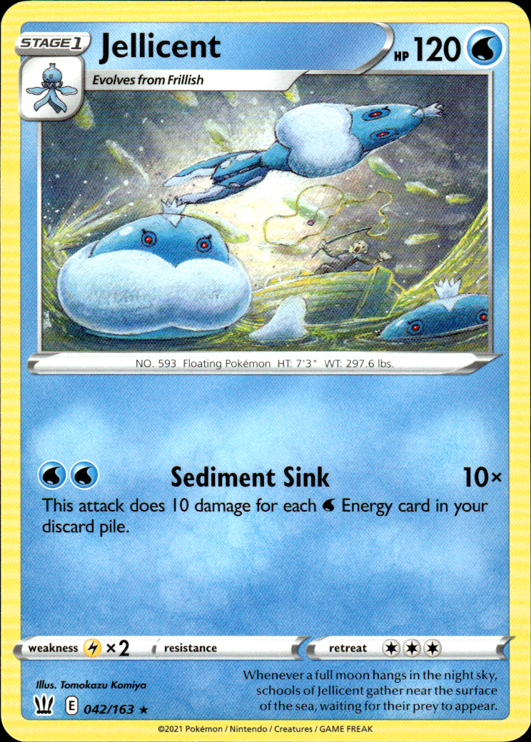 Jellicent Battle Styles 042/163 Rare Pokémon — English Near Mint