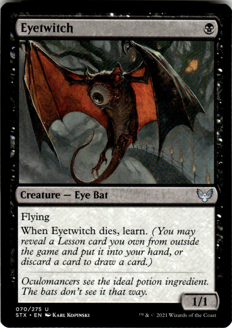 Eyetwitch Strixhaven: School of Mages 70 U Magic: The Gathering Near Mint