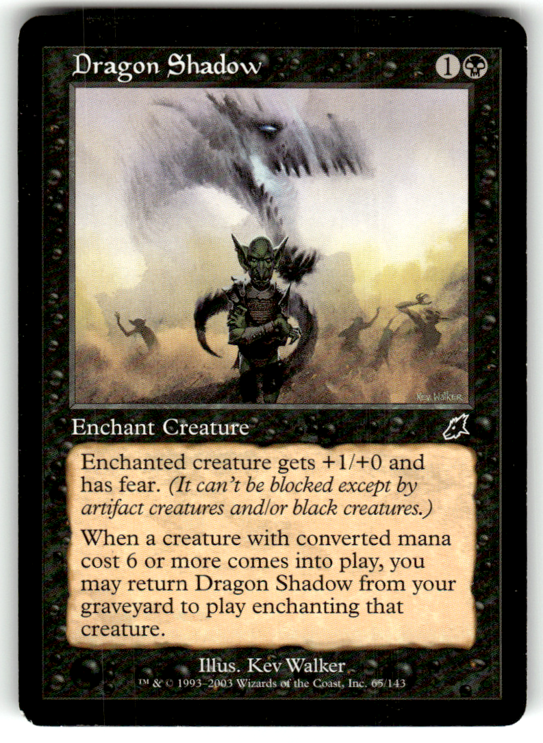 Dragon Shadow Scourge 65 C Magic: The Gathering Lightly Played