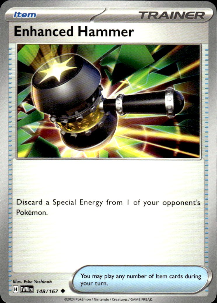 Enhanced Hammer Twilight Masquerade 148/167 Uncommon Pokémon — English Near Mint