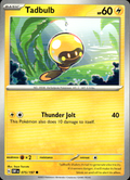 Tadbulb Obsidian Flames 075/197 Common Pokémon — English Near Mint