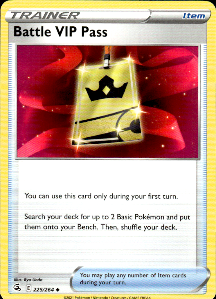 Battle VIP Pass Fusion Strike 225/264 Uncommon Pokémon — English Near Mint