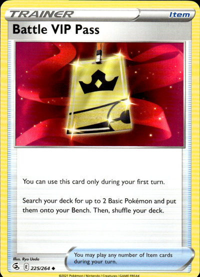 Battle VIP Pass Fusion Strike 225/264 Uncommon Pokémon — English Near Mint
