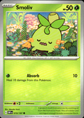 Smoliv Obsidian Flames 019/197 Common Pokémon — English Near Mint