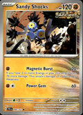 Sandy Shocks Temporal Forces 098/162 Uncommon Pokémon — English Near Mint