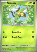 Grookey Twilight Masquerade 014/167 Common Pokémon — English Near Mint