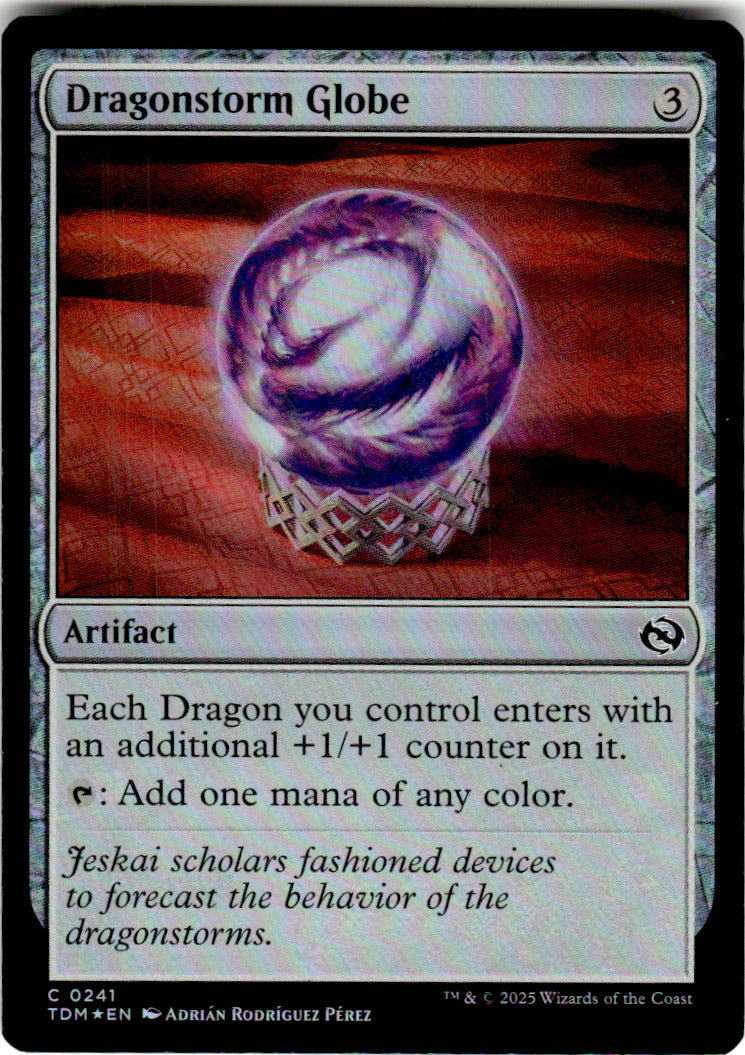 Dragonstorm Globe Tarkir: Dragonstorm 241 C Foil Magic: The Gathering Near Mint