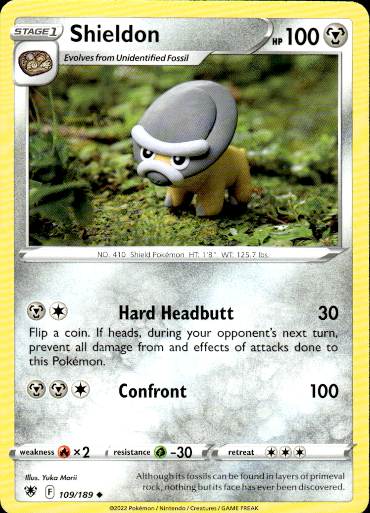 Shieldon Astral Radiance 109/189 Uncommon Pokémon — English Near Mint