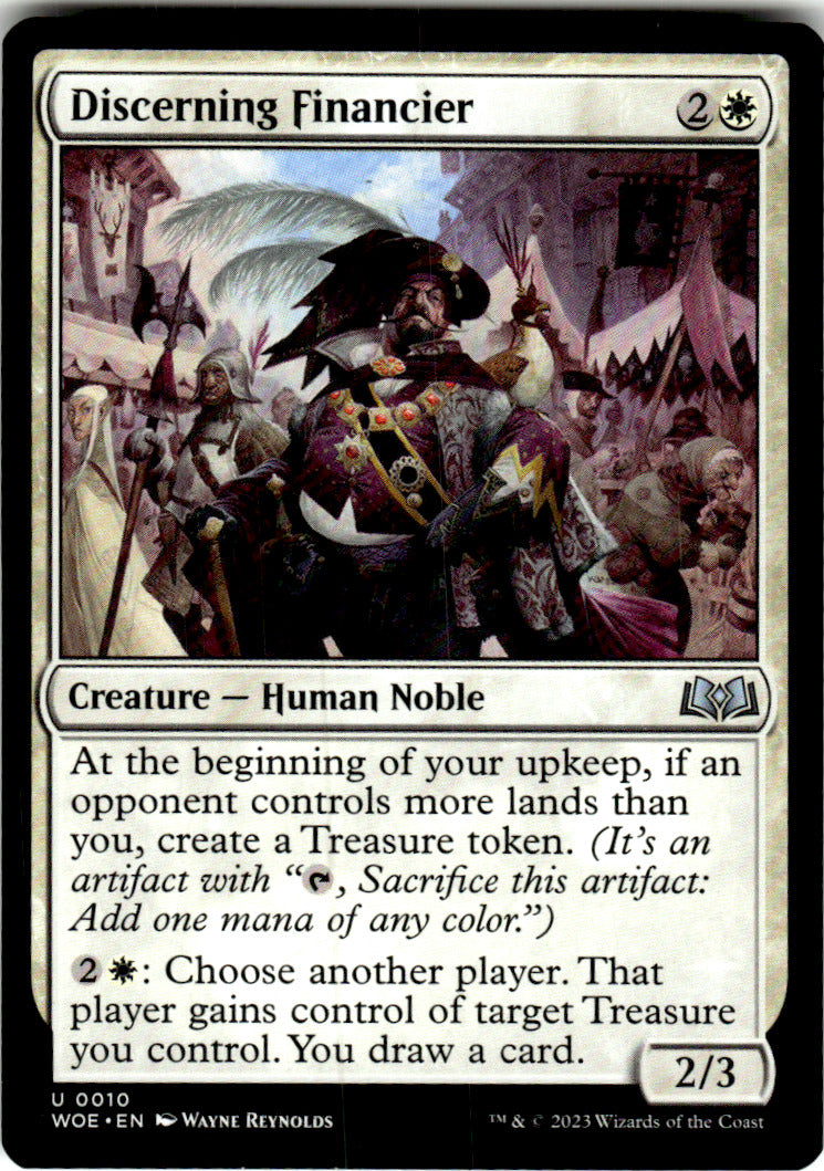 Discerning Financier Wilds of Eldraine 10 U Magic: The Gathering Near Mint