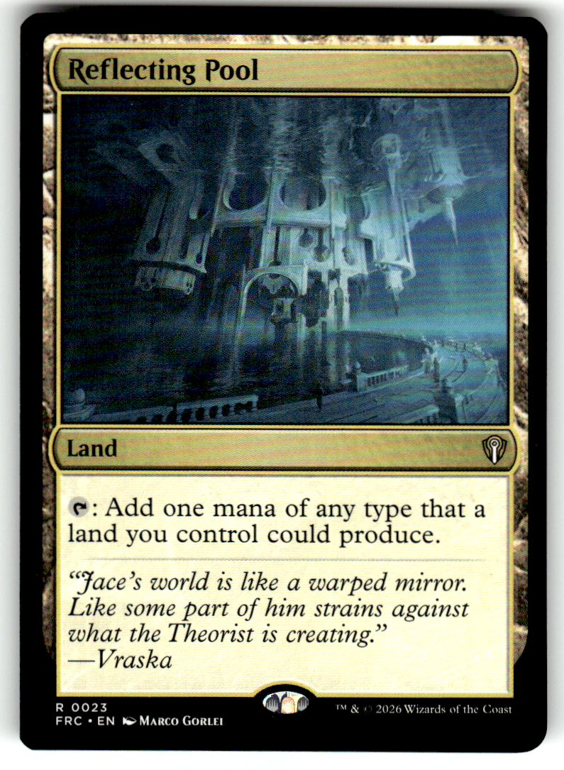 Reflecting Pool Commander: Reality Fracture 23 R Magic: The Gathering Near Mint