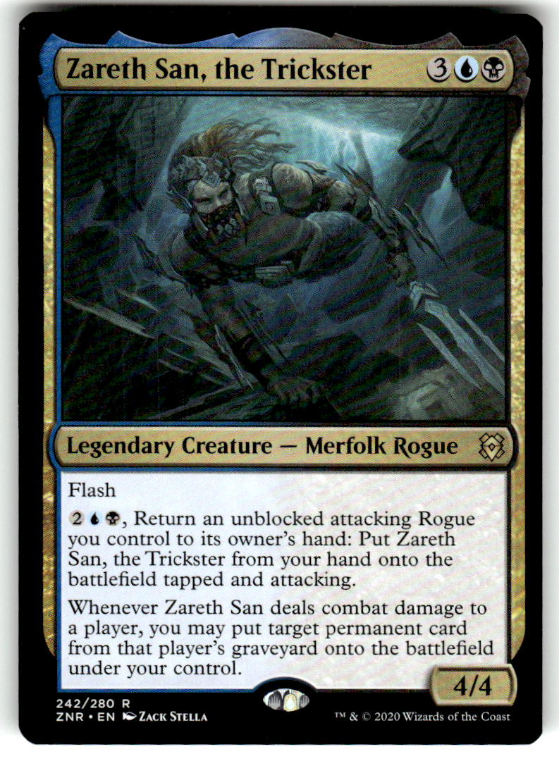 Zareth San, the Trickster Zendikar Rising 242 R Magic: The Gathering Near Mint