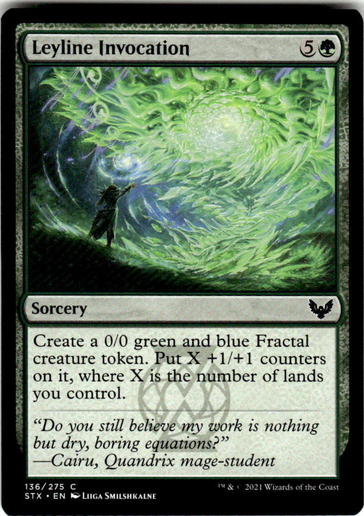 Leyline Invocation Strixhaven: School of Mages 136 C Magic: The Gathering