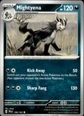 Mightyena Temporal Forces 106/162 Common Pokémon — English Near Mint