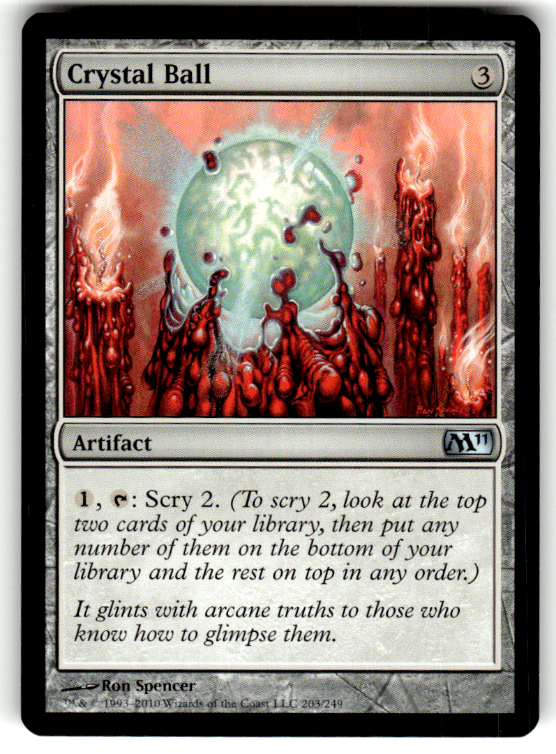 Crystal Ball Magic 2011 (M11) 203 U Magic: The Gathering Near Mint