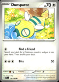 Dunsparce Paldea Evolved 156/193 Common Pokémon — English Near Mint