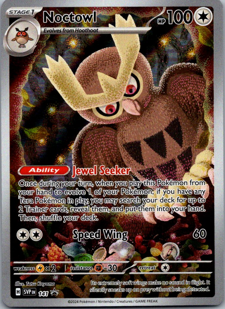 Noctowl 141 Holo Promo Scarlet & Violet Promo Pokemon Near Mint