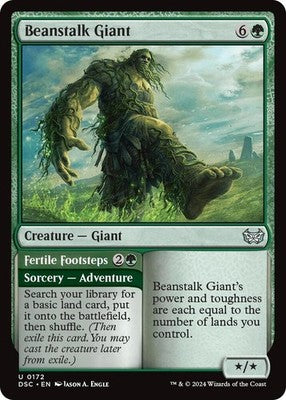Beanstalk Giant // Fertile Footsteps DSC 172 NM Magic: The Gathering