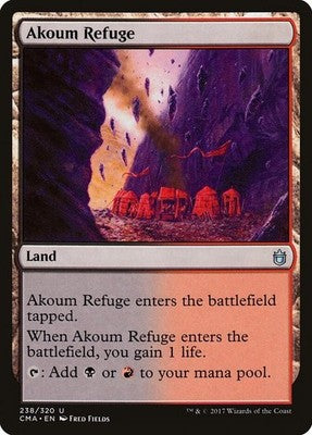 Akoum Refuge CMA 238 NM Magic: The Gathering