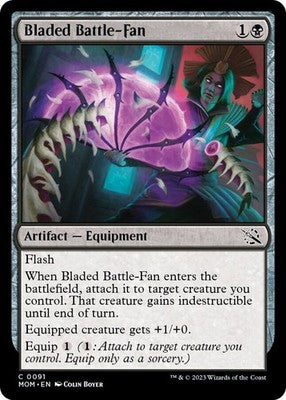 Bladed Battle-Fan MOM 91 NM Magic: The Gathering